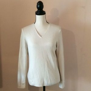 Old Navy faux cashmere V-neck sweater